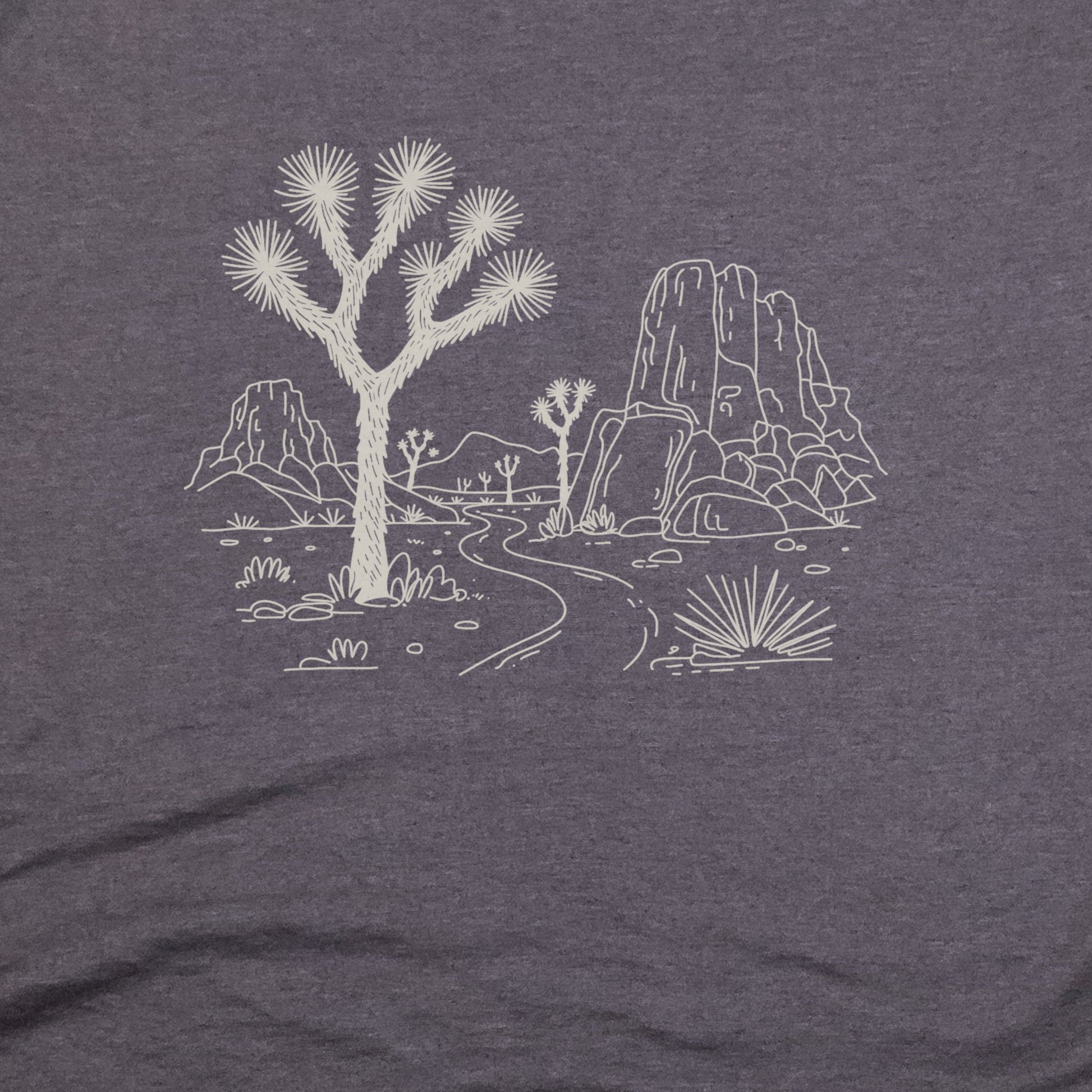 Joshua Tree Doodle T-Shirt Adventure and Outdoors Themed T-Shirt