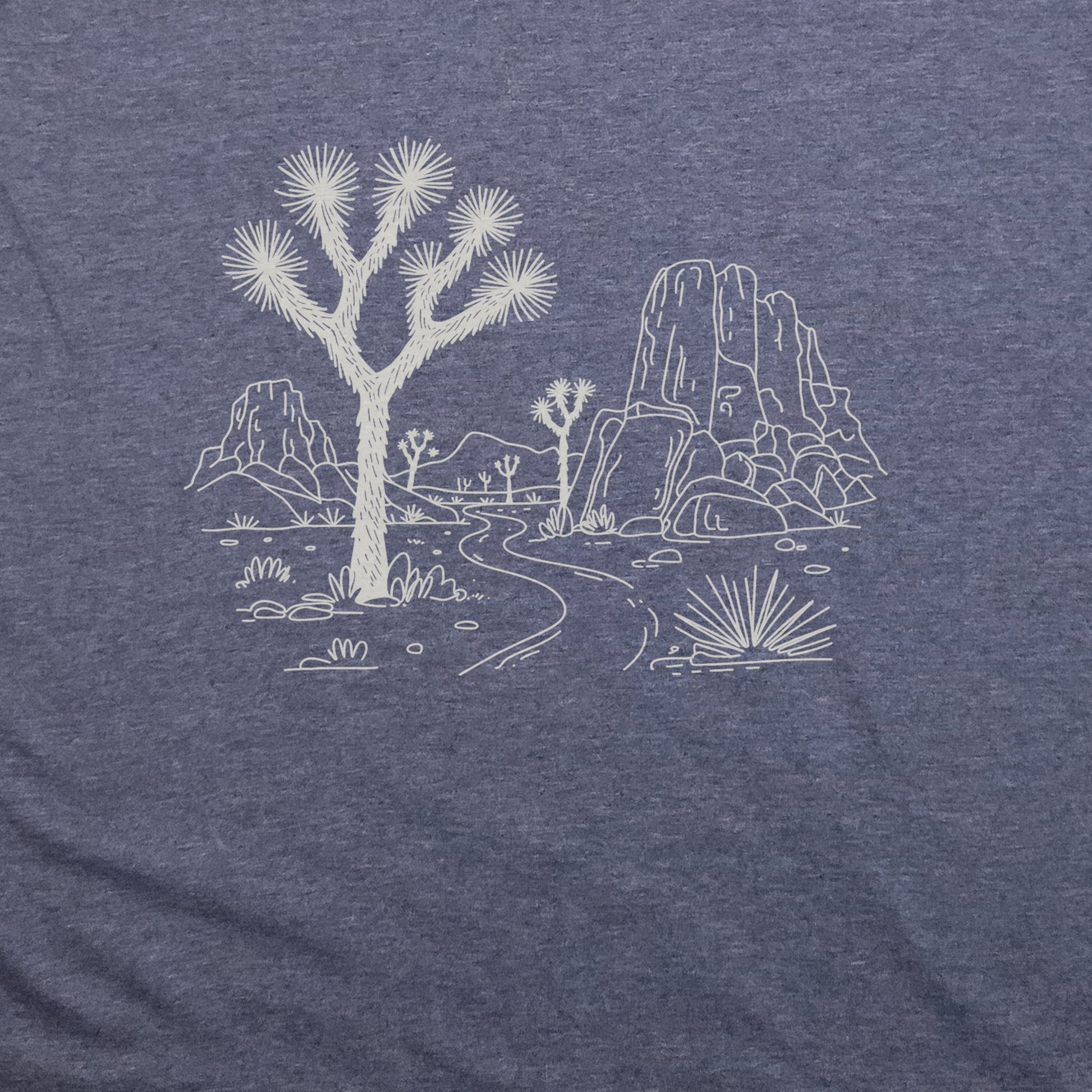 Joshua Tree Doodle T-Shirt Adventure and Outdoors Themed T-Shirt