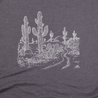 Saguaro Doodle T-Shirt Adventure and Outdoors Themed T-Shirt