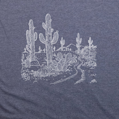 Saguaro Doodle T-Shirt Adventure and Outdoors Themed T-Shirt