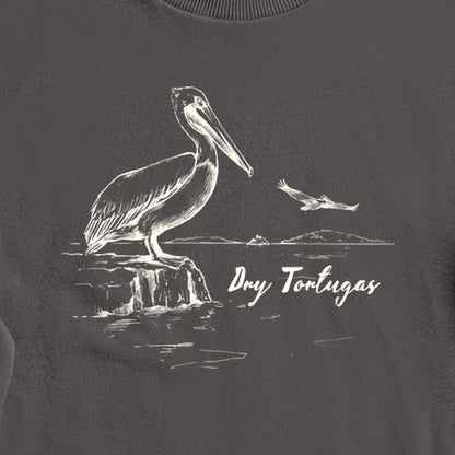 Dry Tortugas Line Drawing Crewneck Sweatshirt