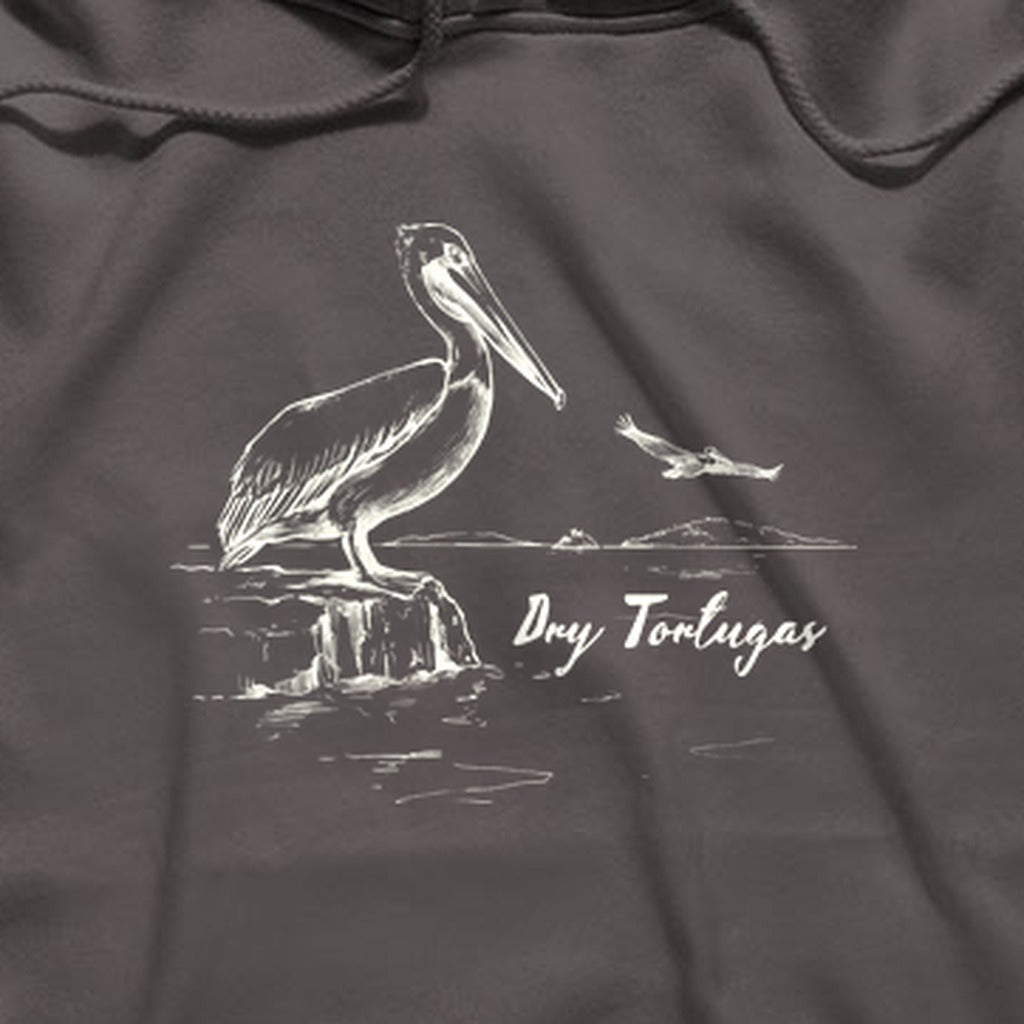 Dry Tortugas Line Drawing Hoodie