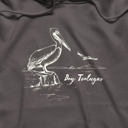 Dry Tortugas Line Drawing Hoodie