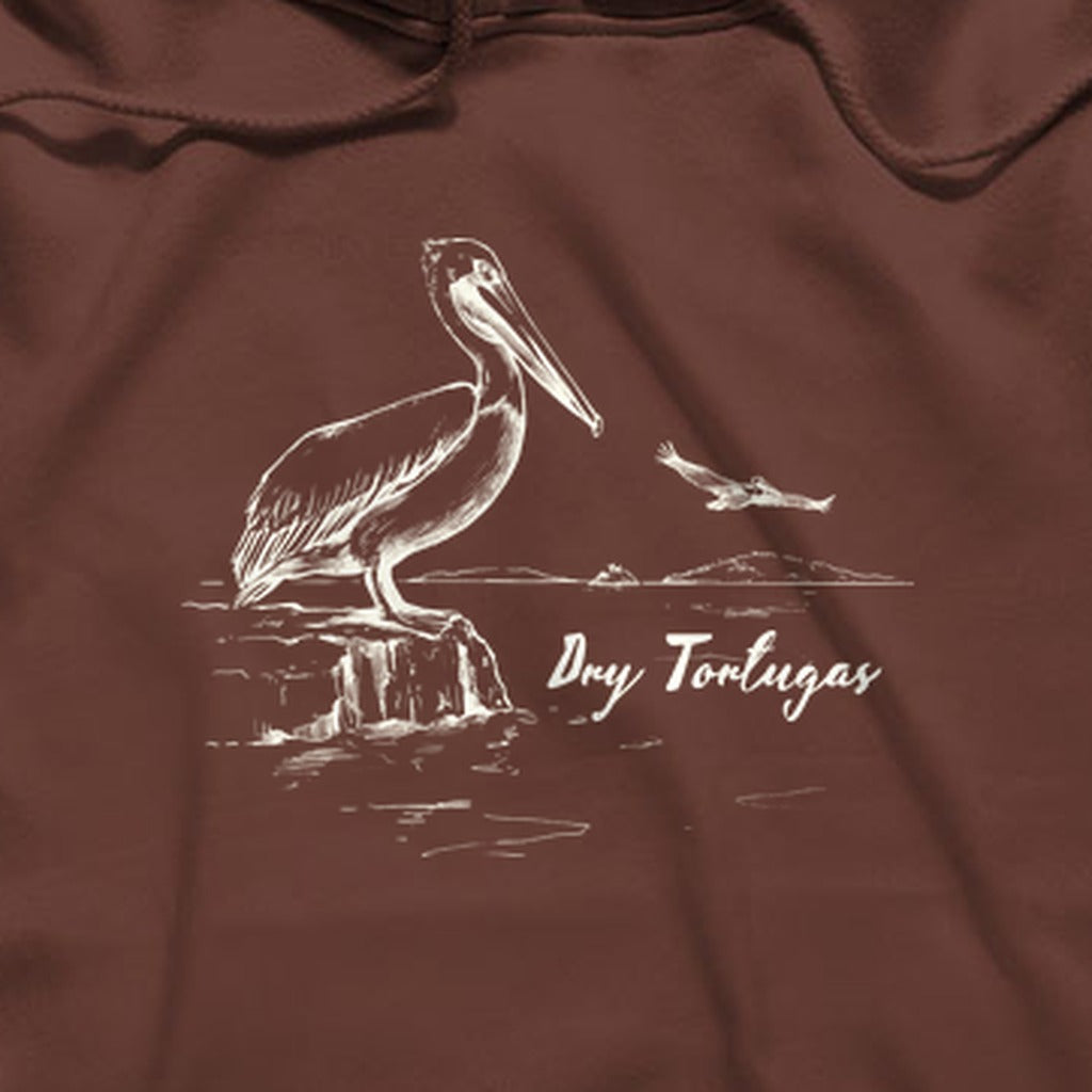 Dry Tortugas Line Drawing Hoodie