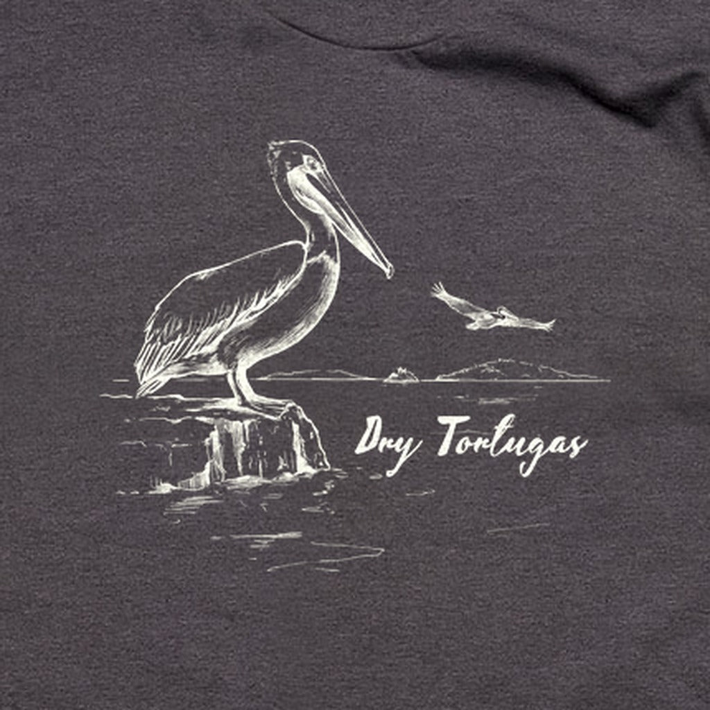 Dry Tortugas Line Drawing T-Shirt