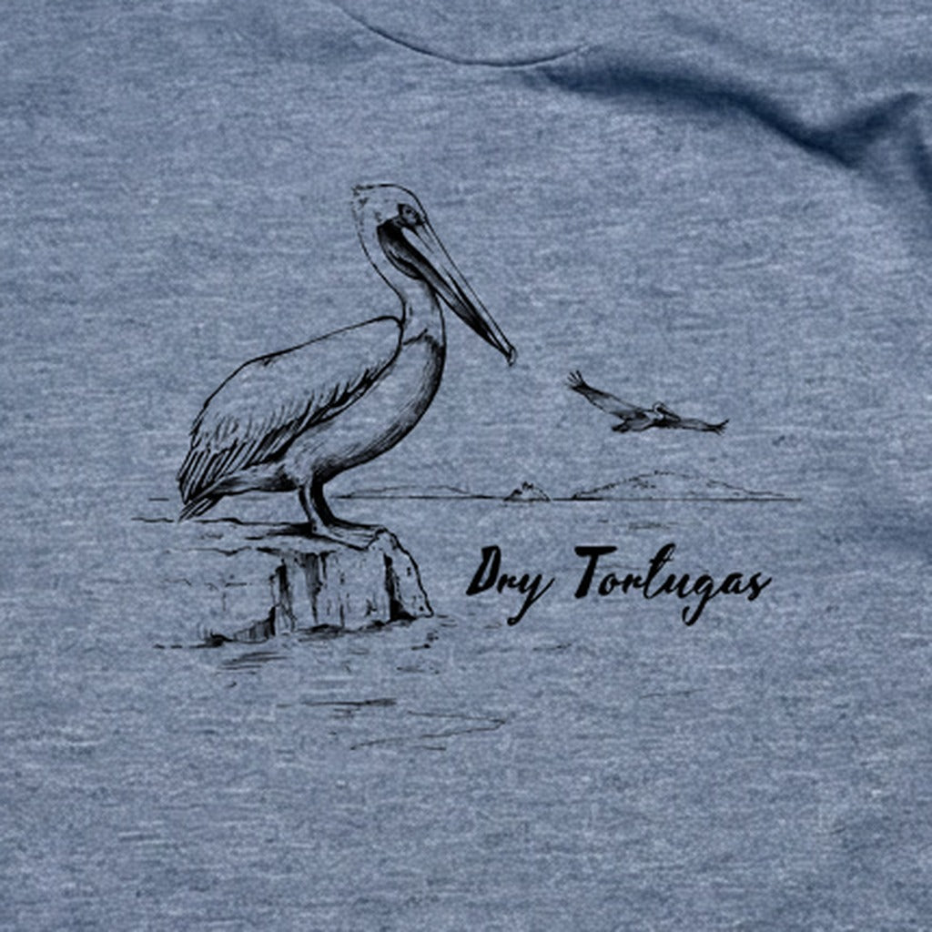 Dry Tortugas Line Drawing T-Shirt