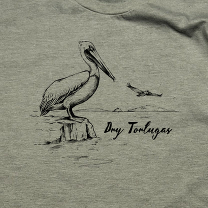 Dry Tortugas Line Drawing T-Shirt