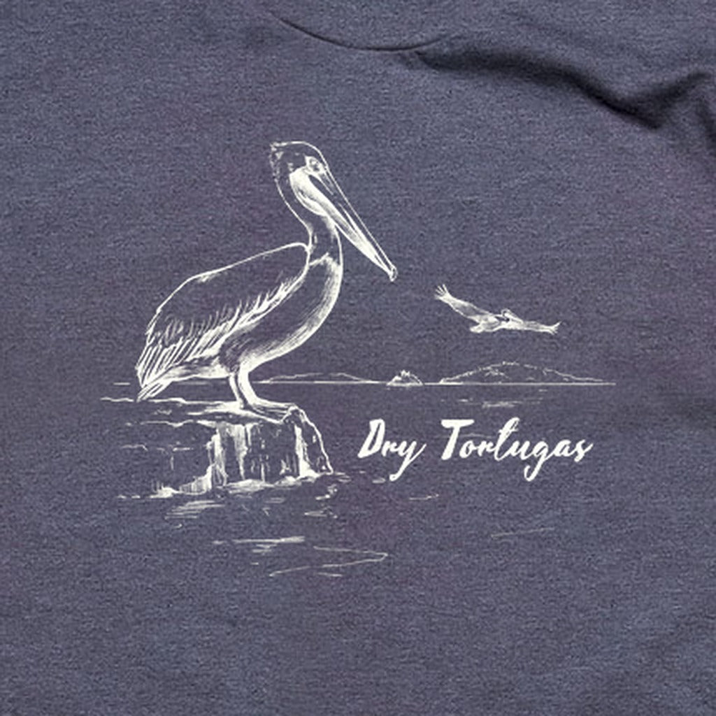 Dry Tortugas Line Drawing T-Shirt
