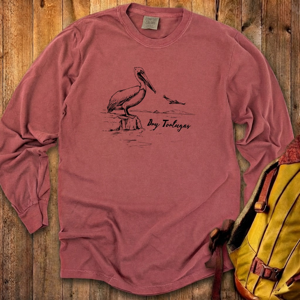 Dry Tortugas Line Drawing Premium Long Sleeve