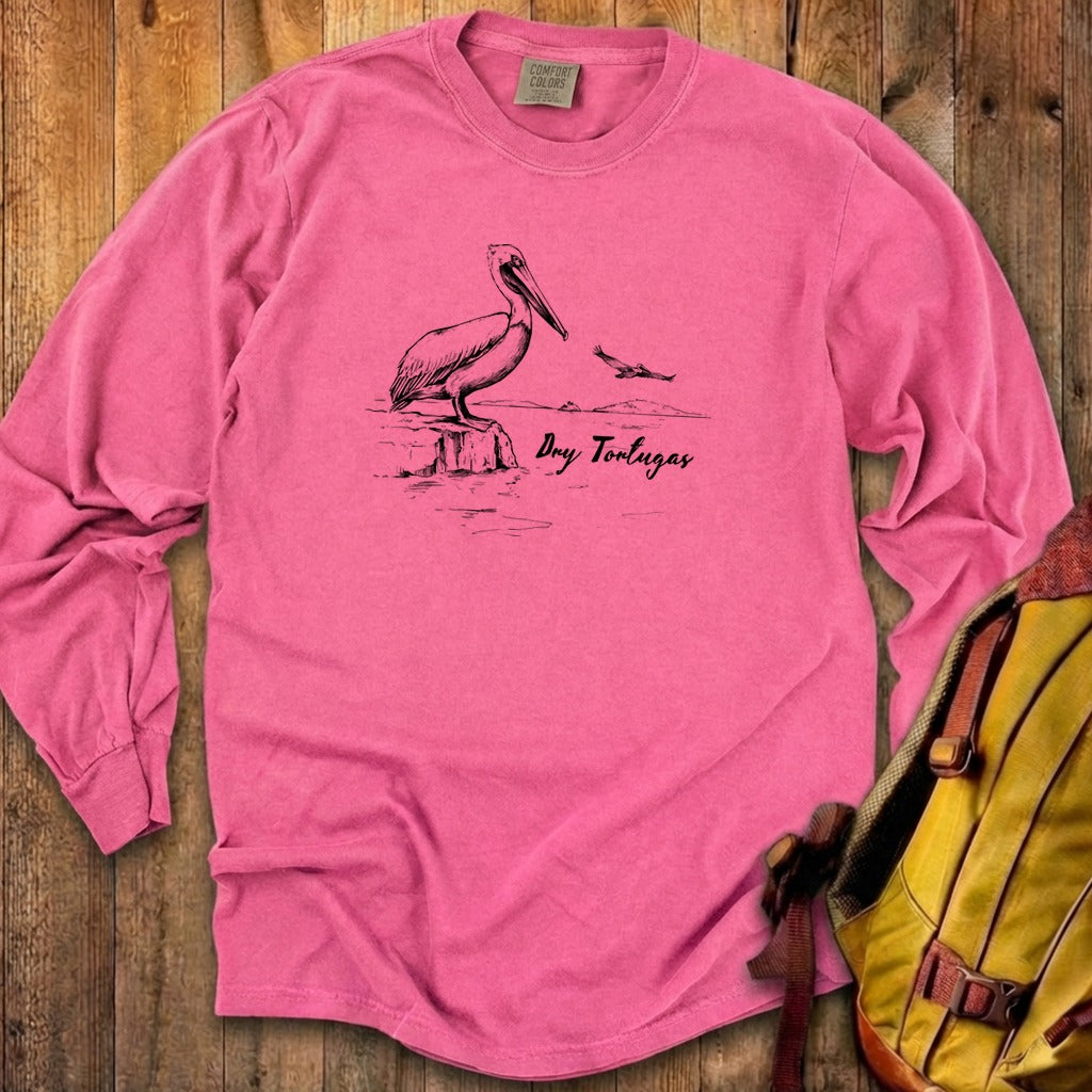Dry Tortugas Line Drawing Premium Long Sleeve