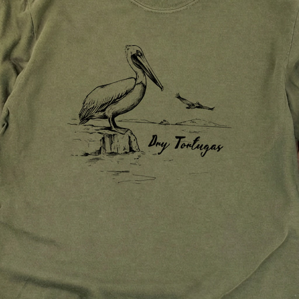 Dry Tortugas Line Drawing Premium Long Sleeve