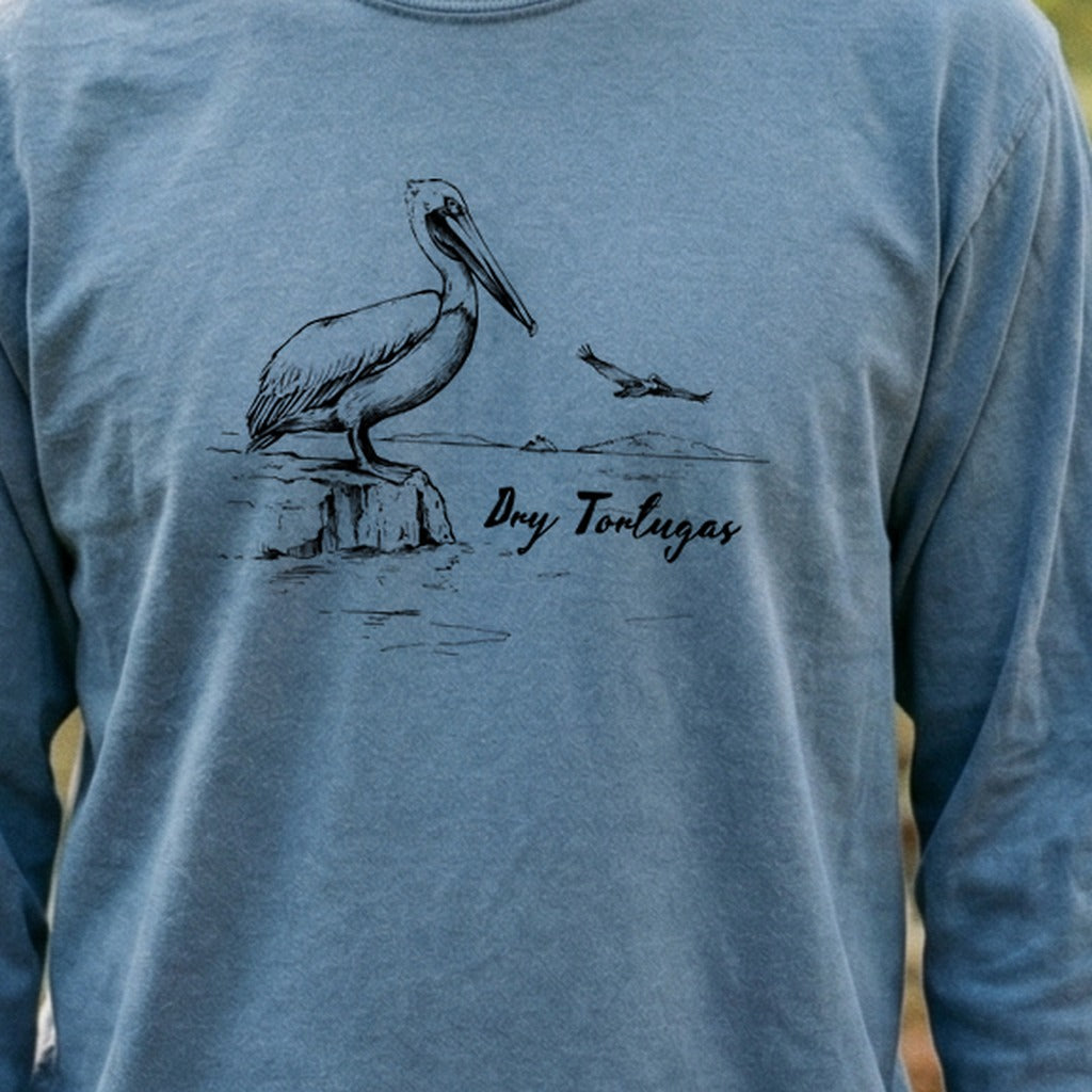Dry Tortugas Line Drawing Premium Long Sleeve