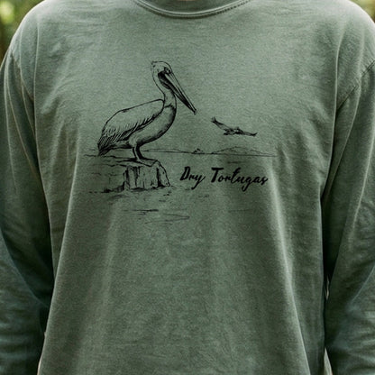 Dry Tortugas Line Drawing Premium Long Sleeve