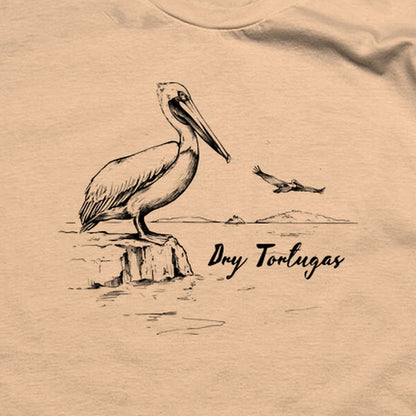 Dry Tortugas Line Drawing T-Shirt