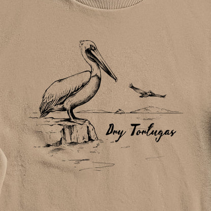 Dry Tortugas Line Drawing Crewneck Sweatshirt