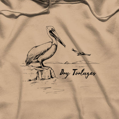Dry Tortugas Line Drawing Hoodie