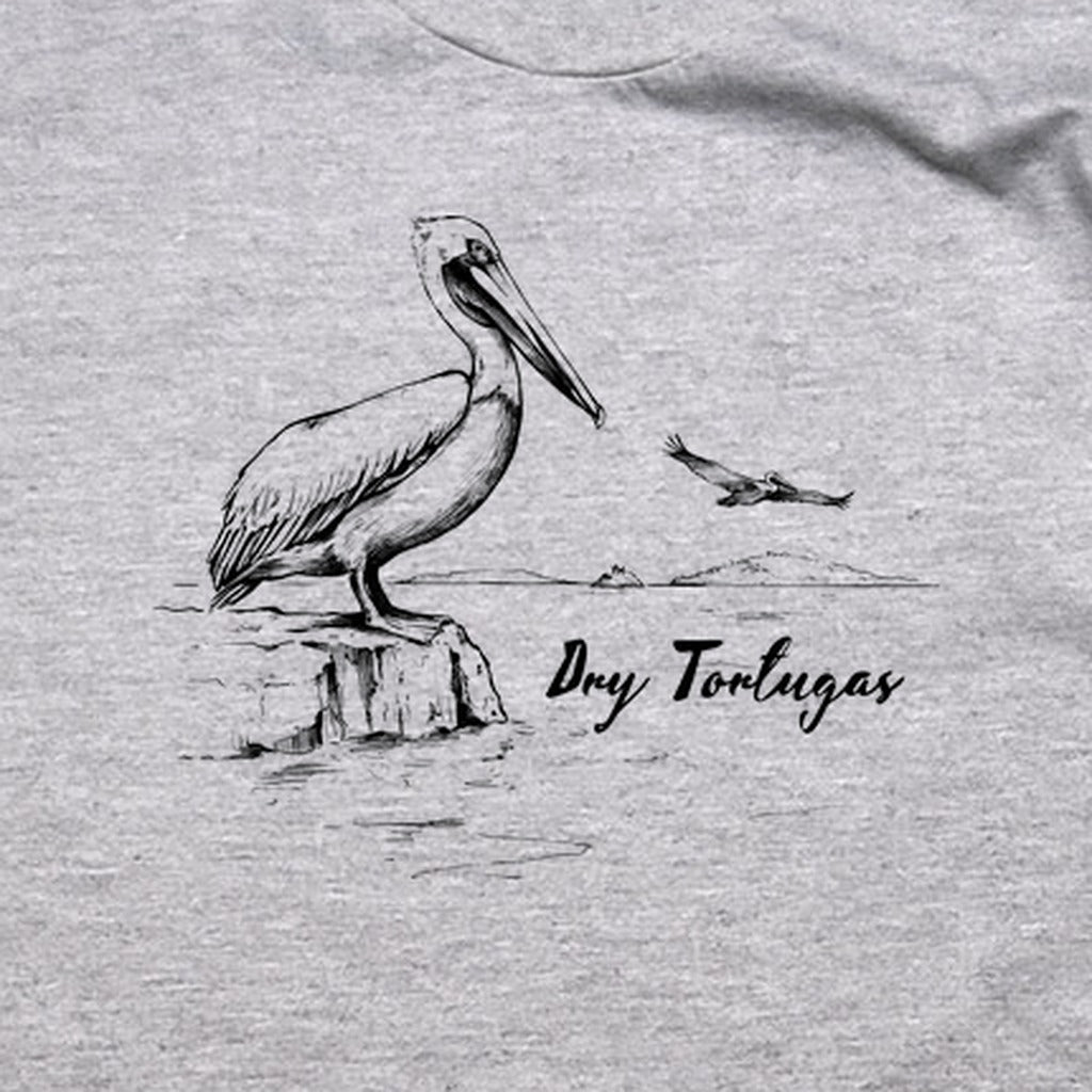 Dry Tortugas Line Drawing T-Shirt