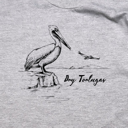 Dry Tortugas Line Drawing T-Shirt