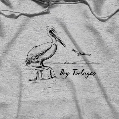 Dry Tortugas Line Drawing Hoodie