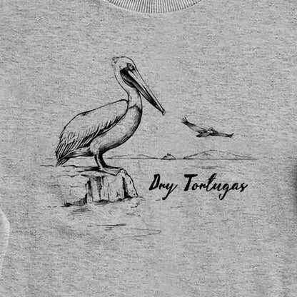 Dry Tortugas Line Drawing Crewneck Sweatshirt