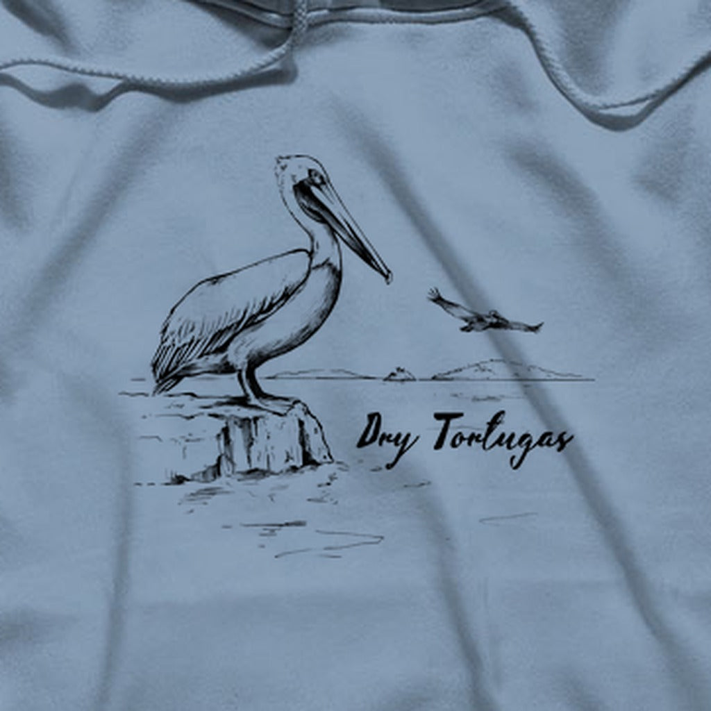Dry Tortugas Line Drawing Hoodie