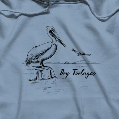 Dry Tortugas Line Drawing Hoodie