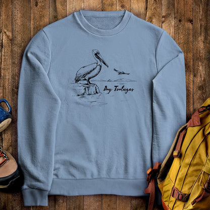 Dry Tortugas Line Drawing Crewneck Sweatshirt