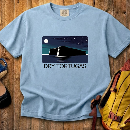 Dry Tortugas at Night Cotton T-Shirt