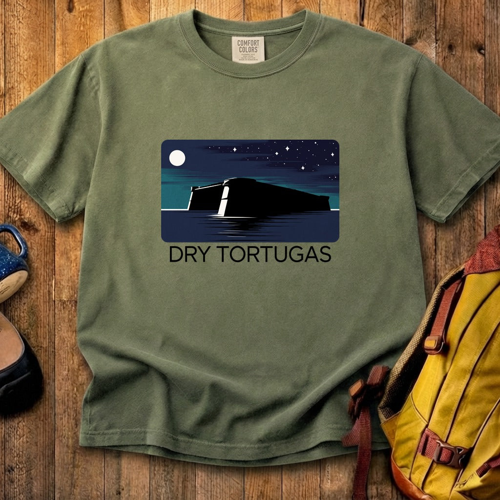 Dry Tortugas at Night Cotton T-Shirt