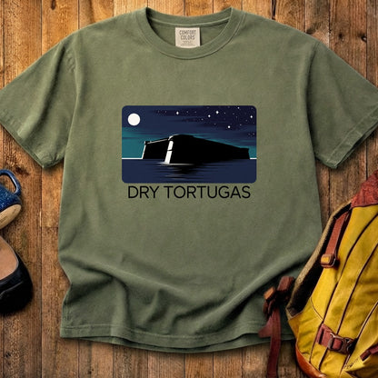Dry Tortugas at Night Cotton T-Shirt
