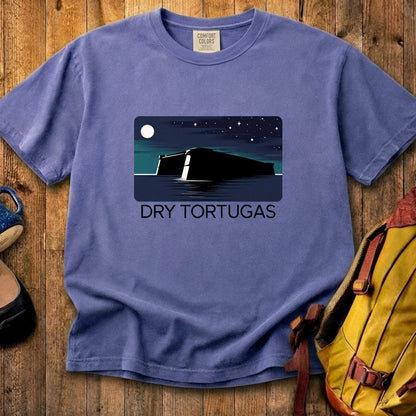 Dry Tortugas at Night Cotton T-Shirt
