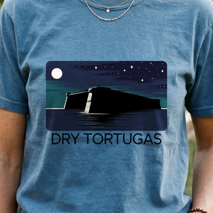 Dry Tortugas at Night Cotton T-Shirt