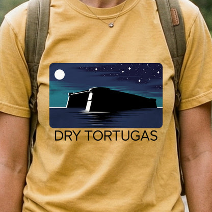 Dry Tortugas at Night Cotton T-Shirt