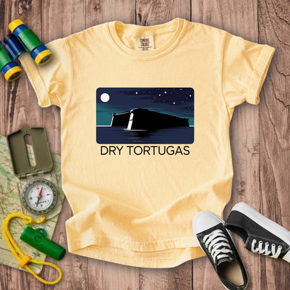 Dry Tortugas at Night Kids Cotton T-Shirt