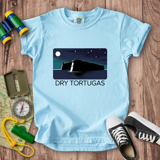 Dry Tortugas at Night Kids Cotton T-Shirt