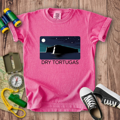Dry Tortugas at Night Kids Cotton T-Shirt