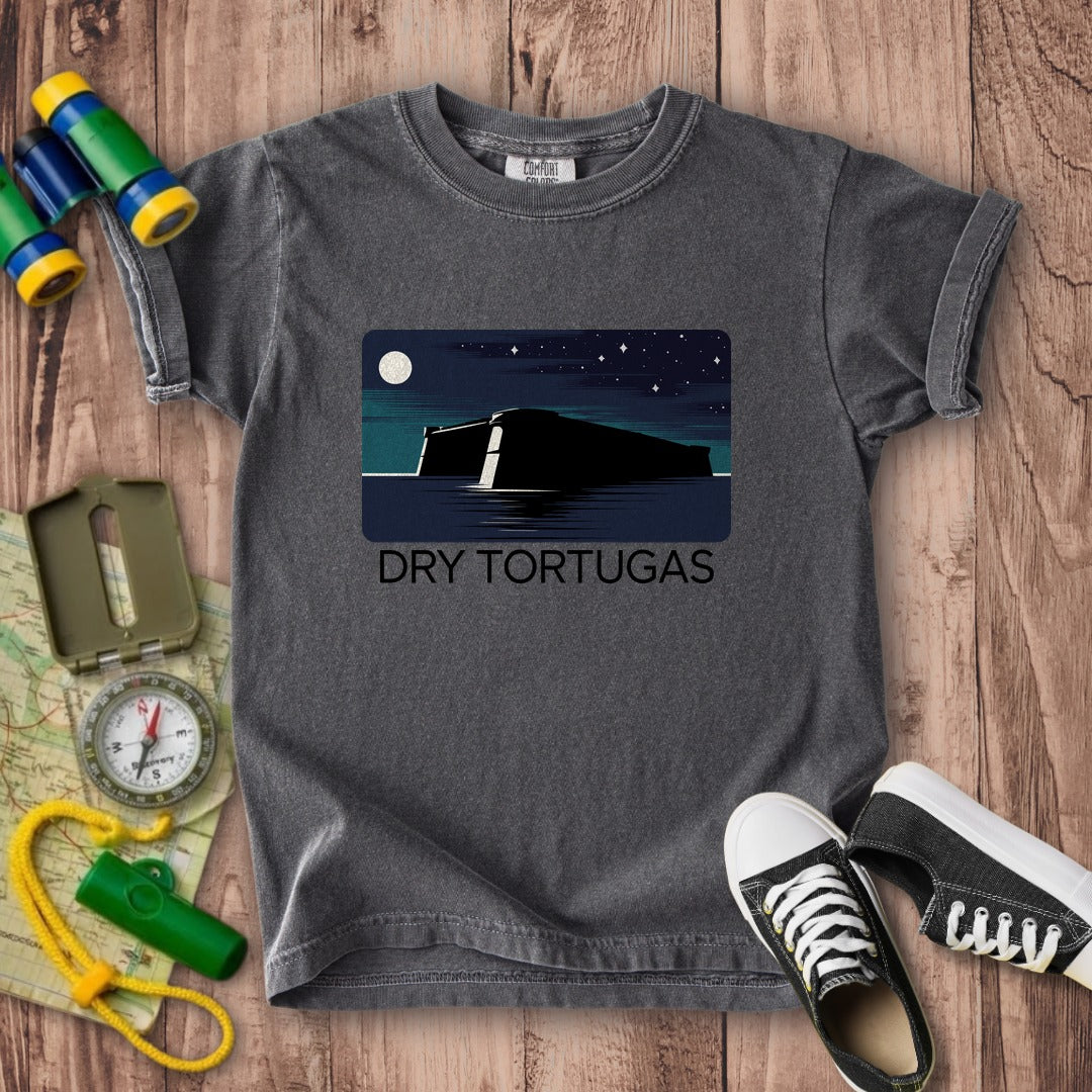 Dry Tortugas at Night Kids Cotton T-Shirt