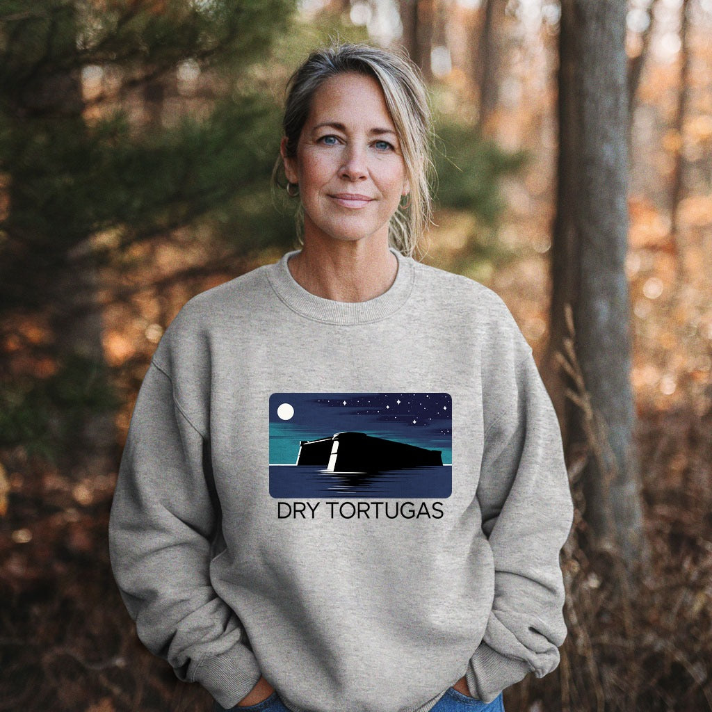 Dry Tortugas at Night Crewneck Sweatshirt