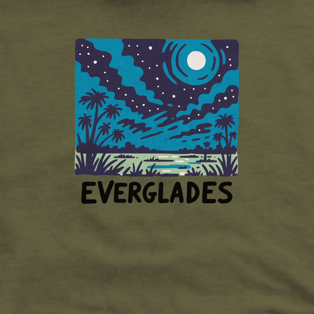 Everglades at Night Crewneck Sweatshirt