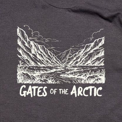 Gates of the Artic Line Drawing T-Shirt
