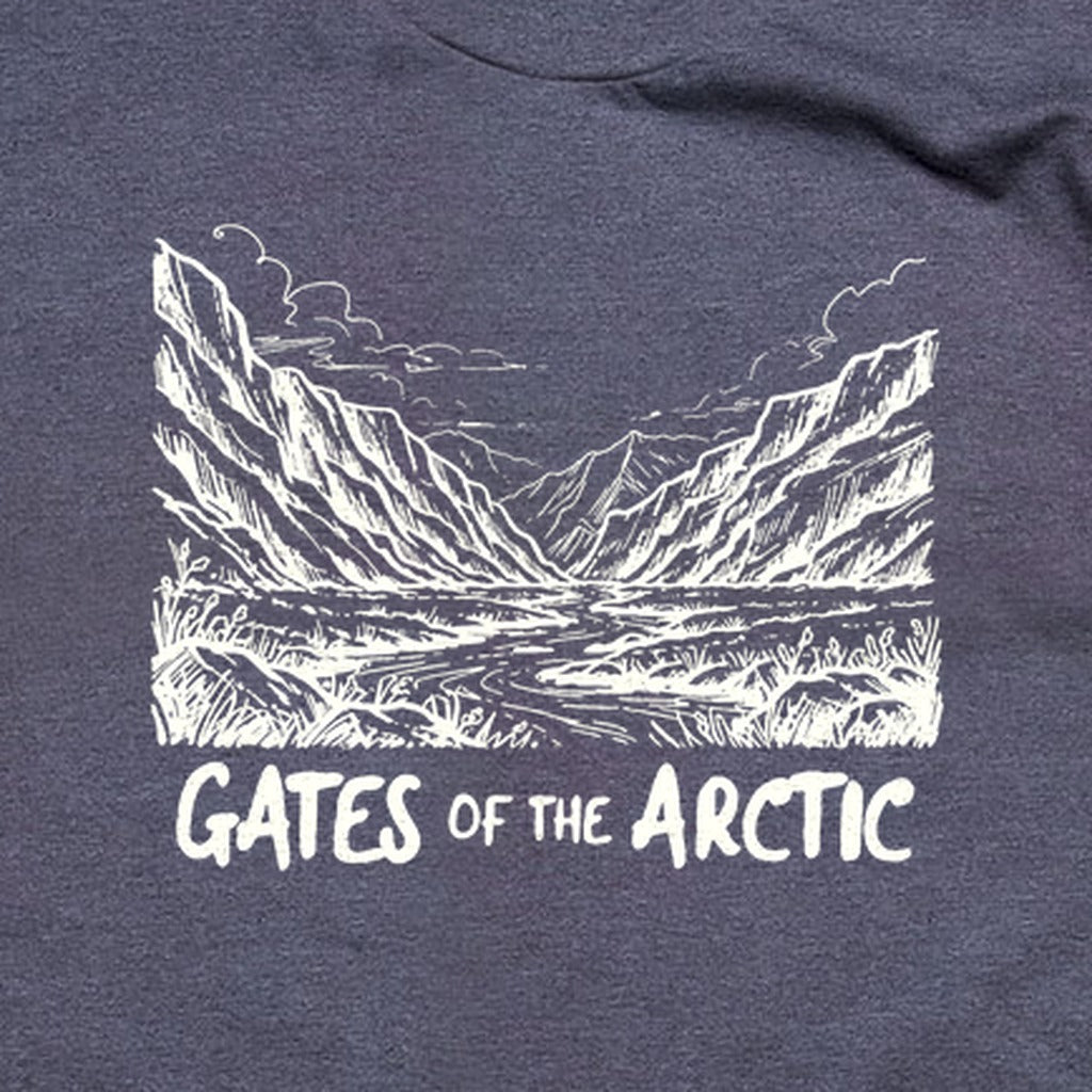 Gates of the Artic Line Drawing T-Shirt
