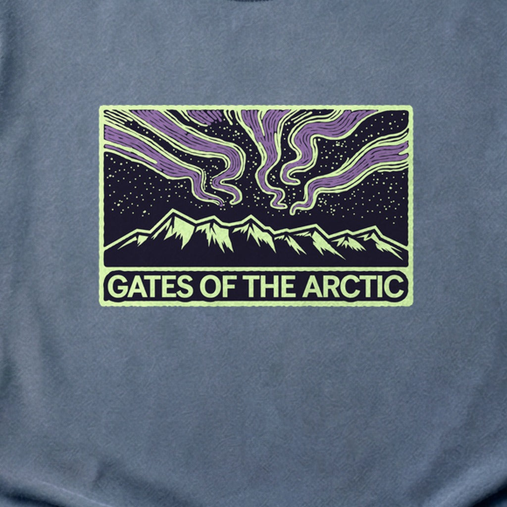 Gates of the Artic at Night Cotton T-Shirt