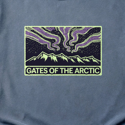Gates of the Artic at Night Cotton T-Shirt
