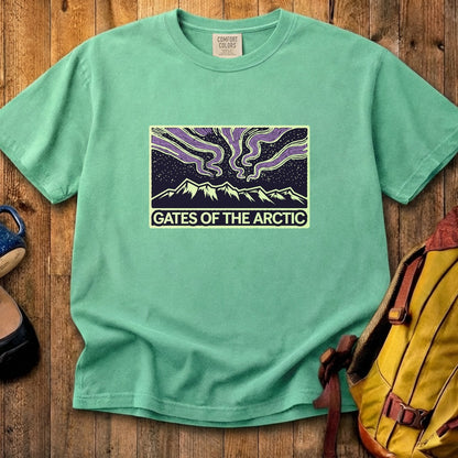 Gates of the Artic at Night Cotton T-Shirt