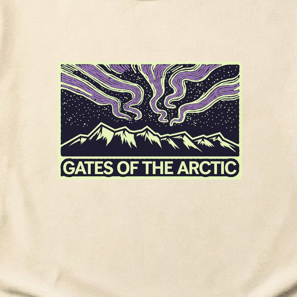 Gates of the Artic at Night Cotton T-Shirt