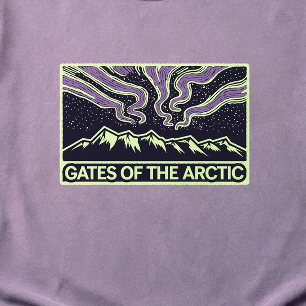 Gates of the Artic at Night Cotton T-Shirt