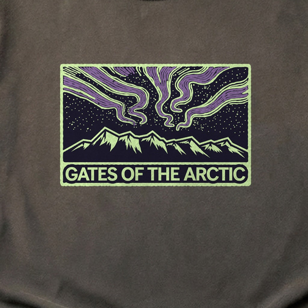 Gates of the Artic at Night Cotton T-Shirt