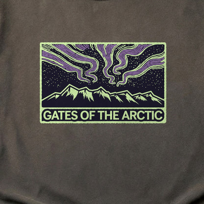 Gates of the Artic at Night Cotton T-Shirt
