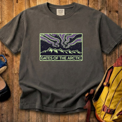 Gates of the Artic at Night Cotton T-Shirt