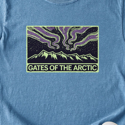 Gates of the Artic at Night Kids Cotton T-Shirt
